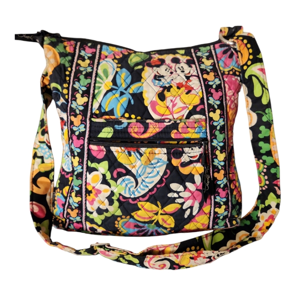 Vera Bradley Quilted Disney Hobo Crossbody Purse EUC